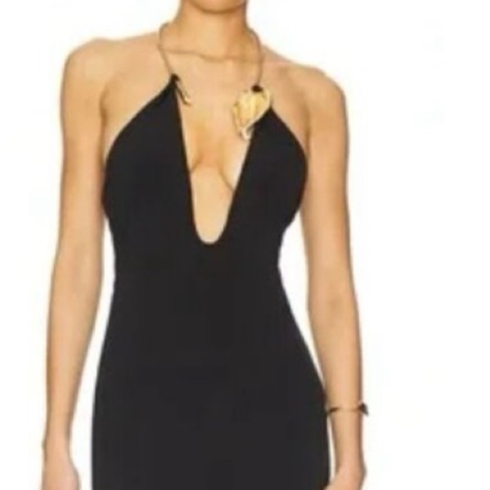 New with tags NBD Black Backless Halter Dress